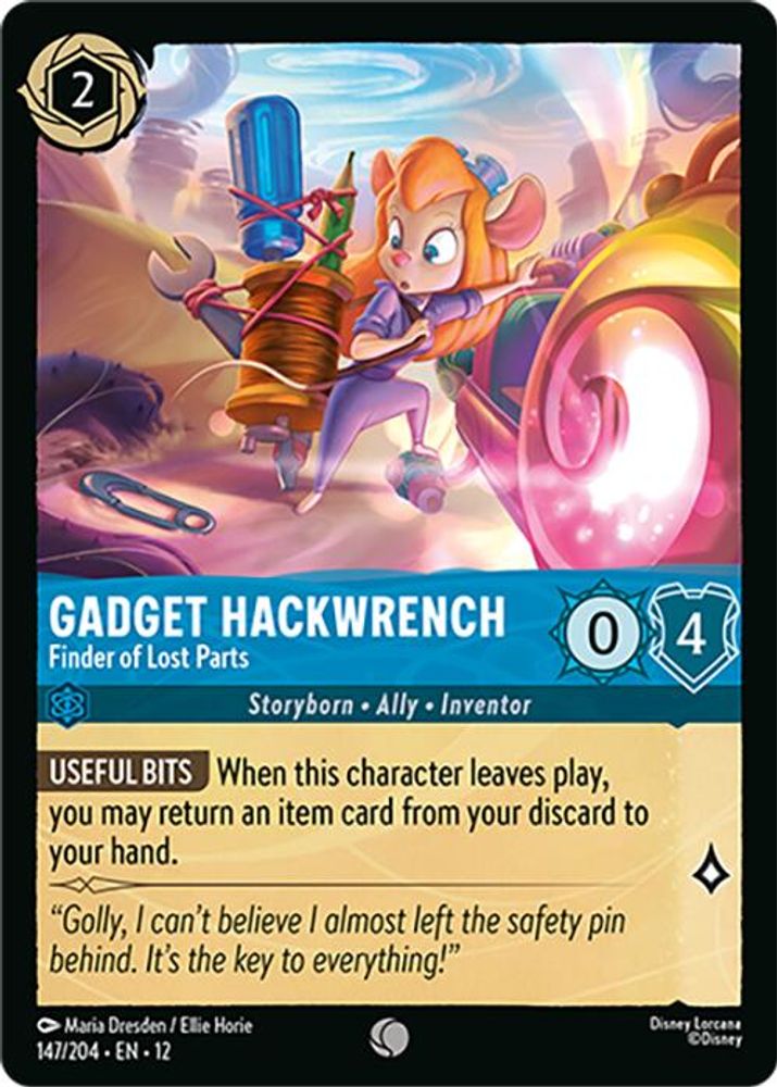Gadget Hackwrench - Finder of Lost Parts [12 - WUN - #147]