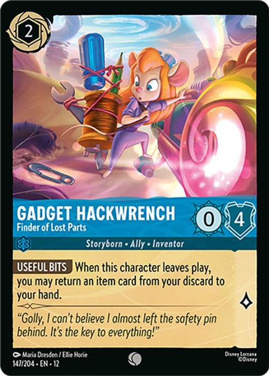 Gadget Hackwrench - Finder of Lost Parts [12 - WUN - #147]