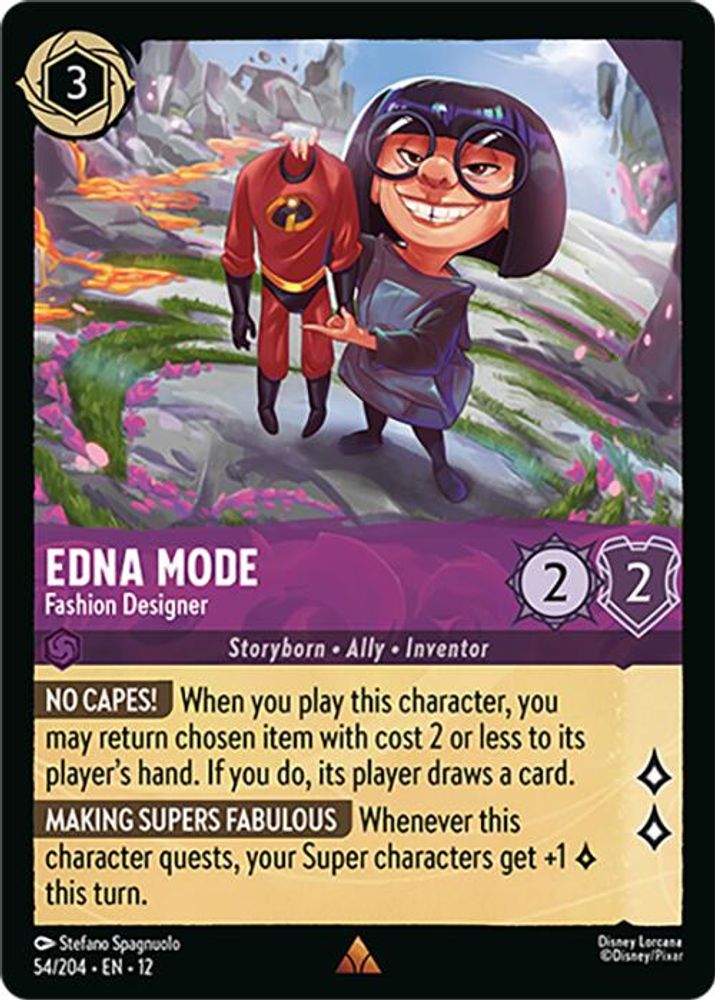Edna Mode - Fashion Designer [12 - WUN - #054]