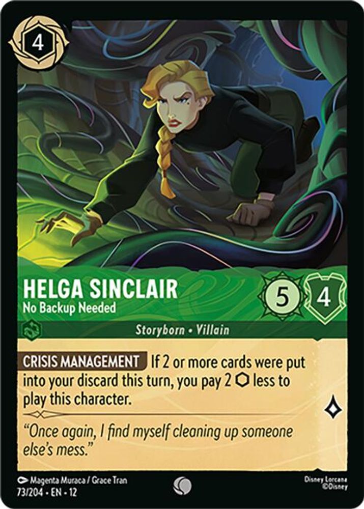 Helga Sinclair - No Backup Needed [12 - WUN - #073]