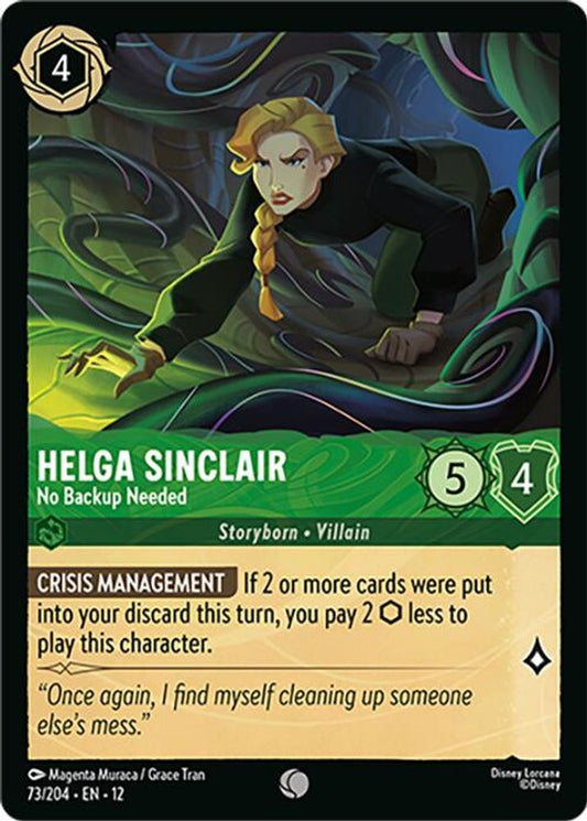 Helga Sinclair - No Backup Needed [12 - WUN - #073]
