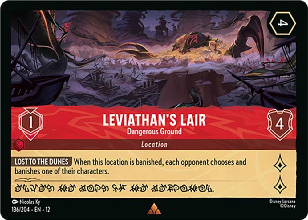 Leviathan's Lair - Dangerous Ground [12 - WUN - #136]