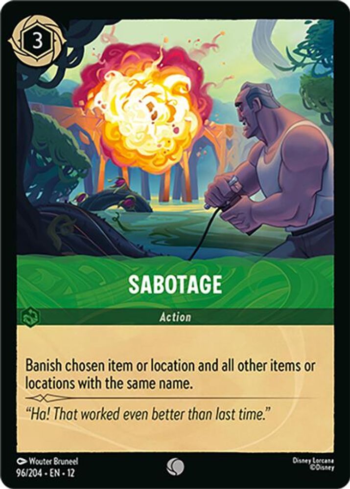 Sabotage [12 - WUN - #096]