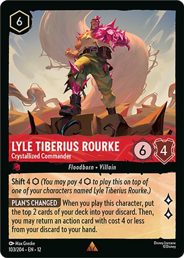 Lyle Tiberius Rourke - Crystallized Commander [12 - WUN - #103]