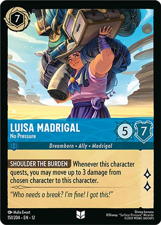 Luisa Madrigal - No Pressure [12 - WUN - #151]