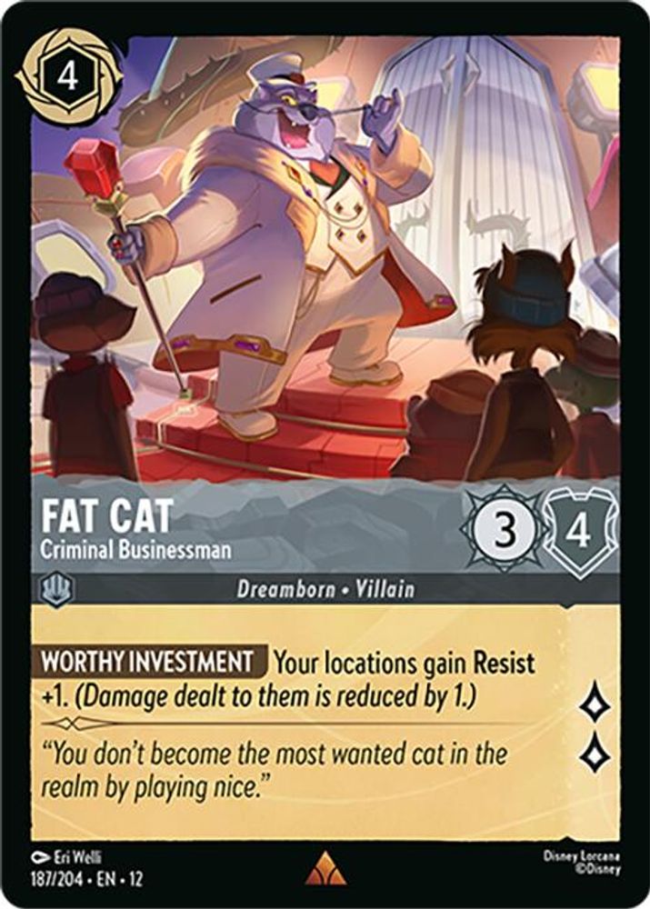 Fat Cat - Criminal Businessman [12 - WUN - #187]