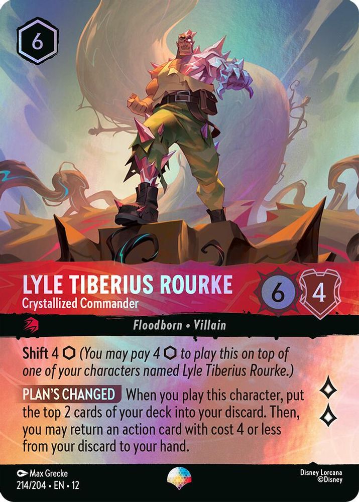 Lyle Tiberius Rourke - Crystallized Commander [WUN - #214]
