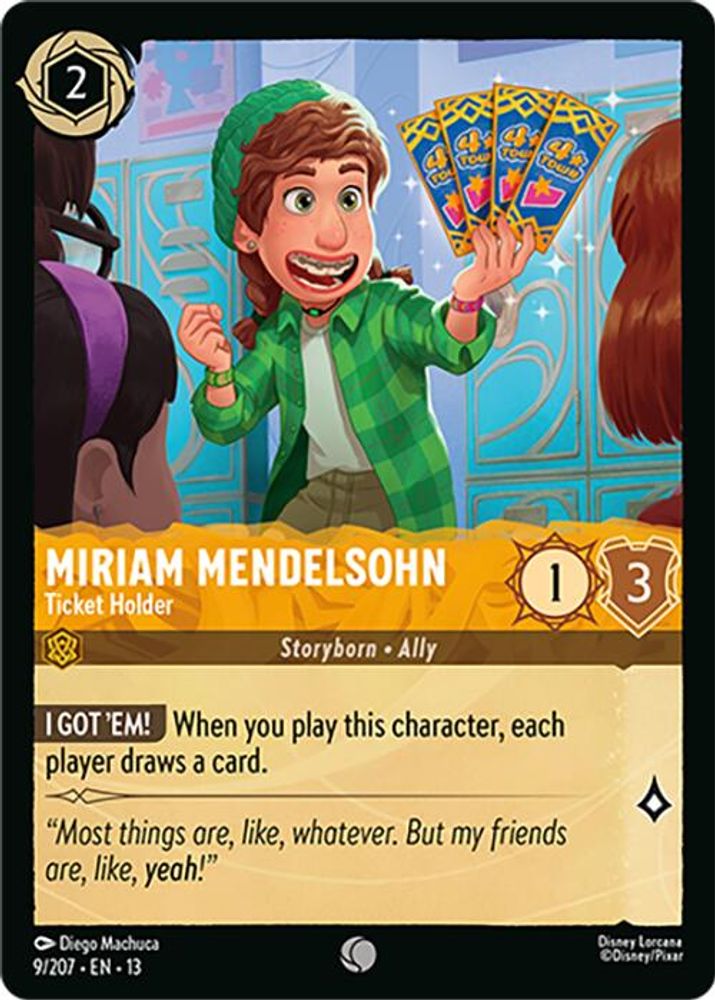 Miriam Mendelsohn - Ticket Holder [13 - AOTV - #009]
