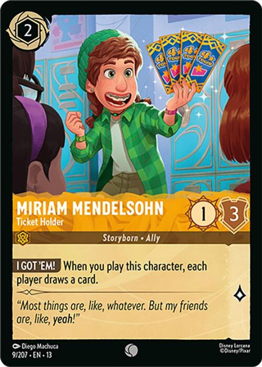Miriam Mendelsohn - Ticket Holder [13 - AOTV - #009]