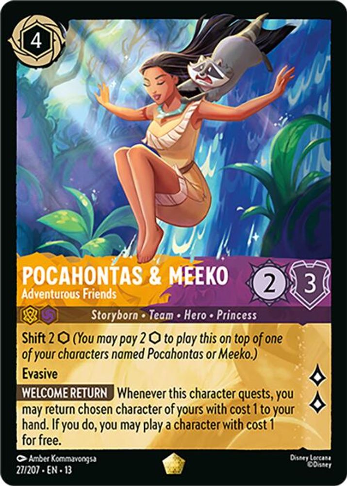 Pocahontas & Meeko - Adventurous Friends [13 - AOTV - #027]