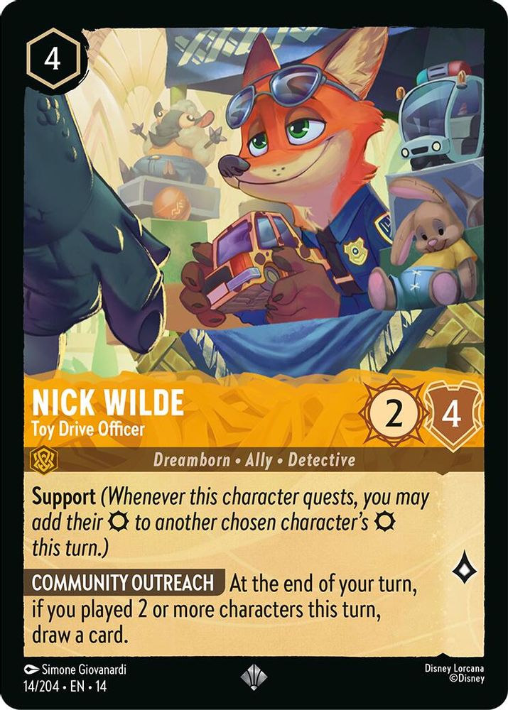 Nick Wilde - Toy Drive Officer [14 - HYP - #014]