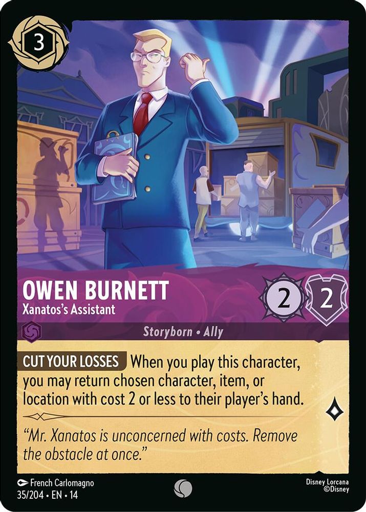 Owen Burnett - Xanatos's Assistant [14 - HYP - #035]
