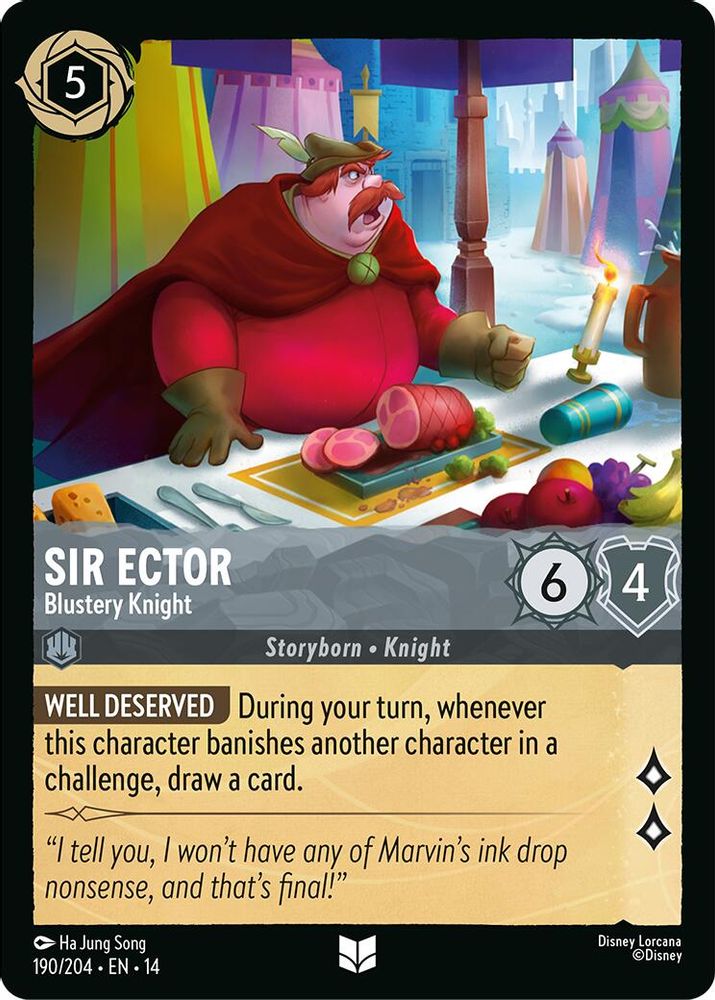 Sir Ector - Blustery Knight [14 - HYP - #190]