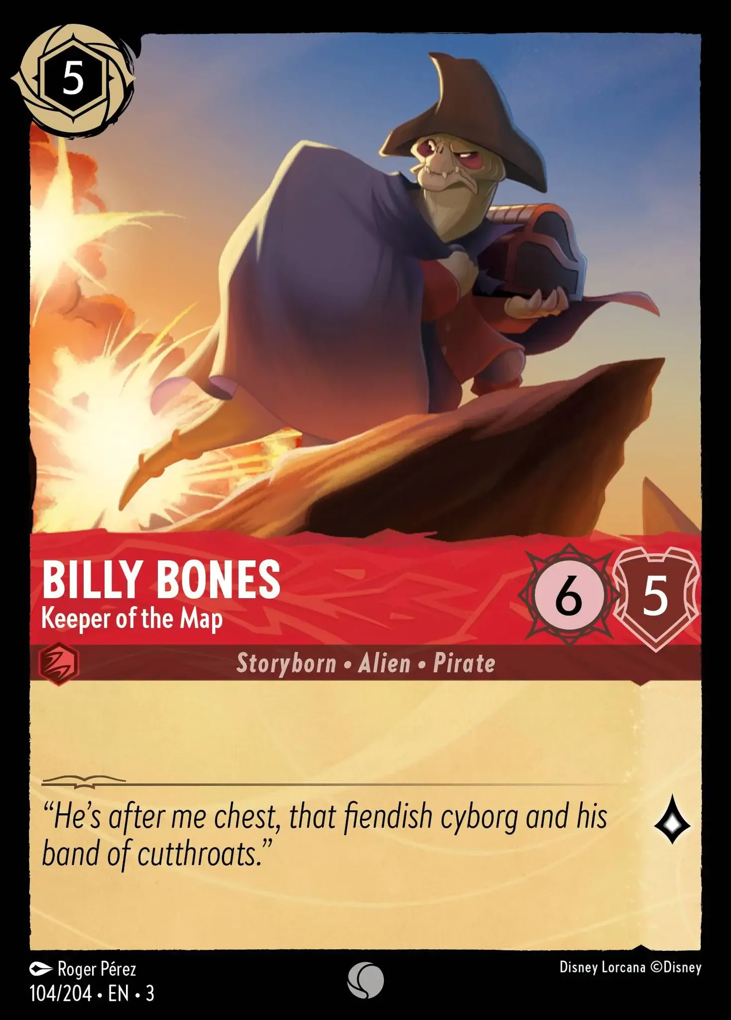 Billy Bones - Keeper of the Map [INK - #104]