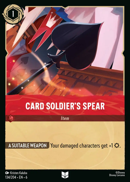Card Soldier's Spear [AZS - #134]