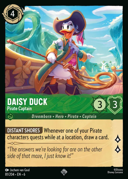 Daisy Duck - Pirate Captain [AZS - #081]