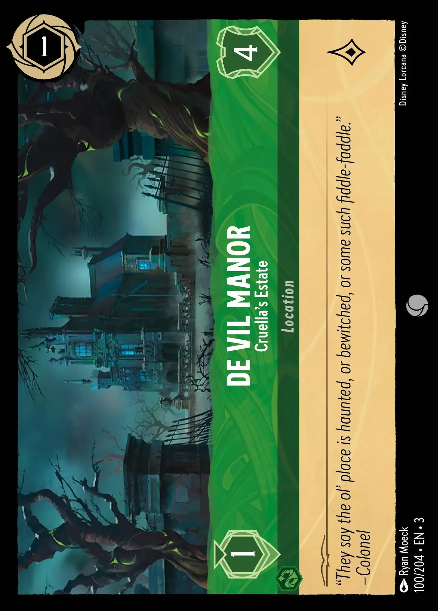 De Vil Manor - Cruella's Estate [INK - #100]