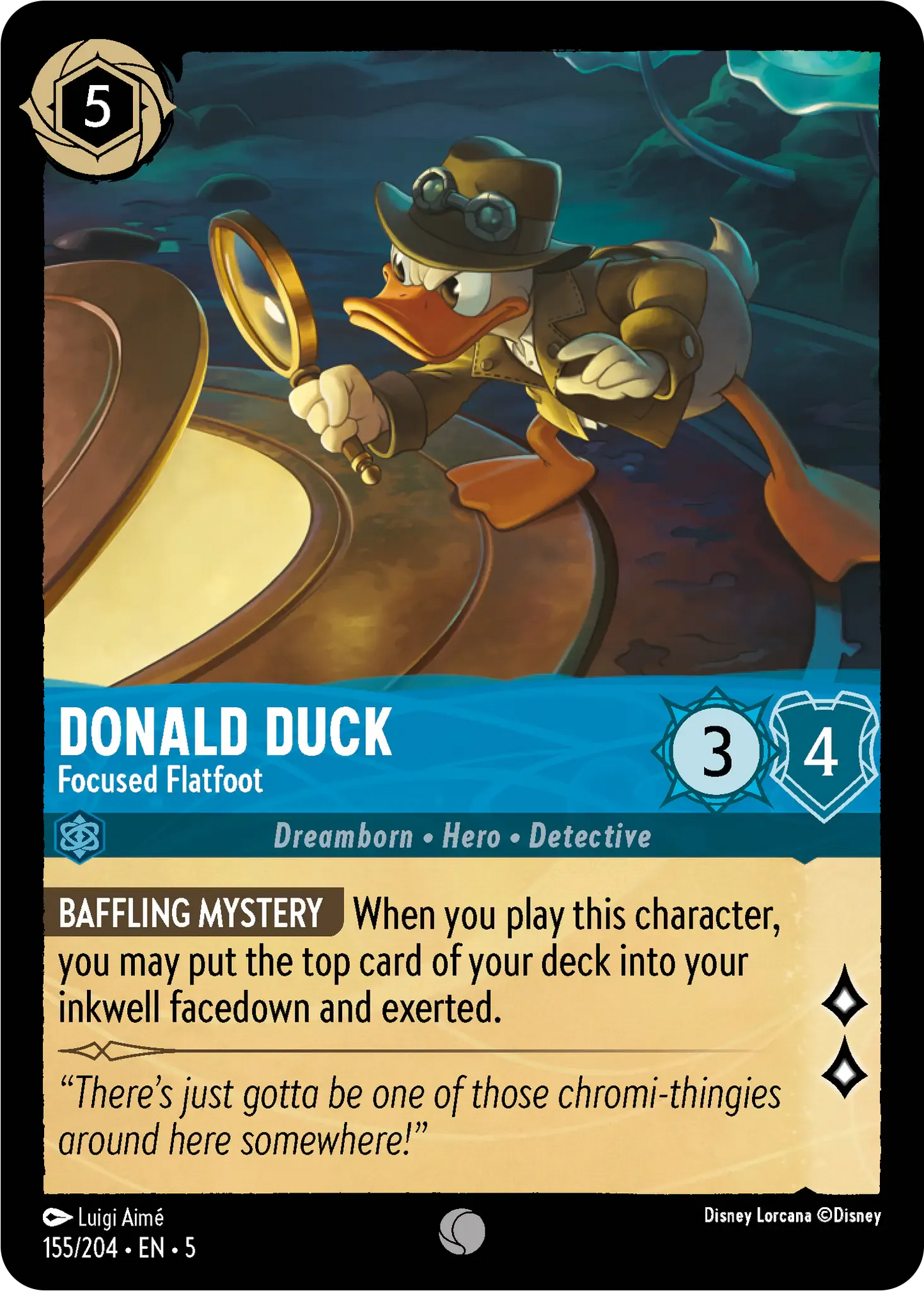 Donald Duck - Focused Flatfoot [SSK - #155]
