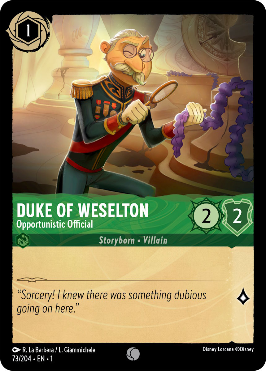 Duke Of Weselton - Opportunistic Official [TFC - #073]