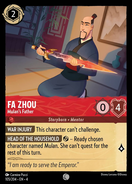 Fa Zhou - Mulan's Father [URS - #105]