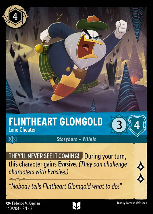 Flintheart Glomgold - Lone Cheater [INK - #140]