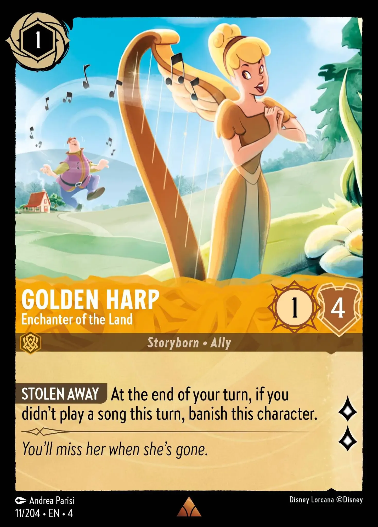 Golden Harp - Enchanter of the Land [URS - #011]