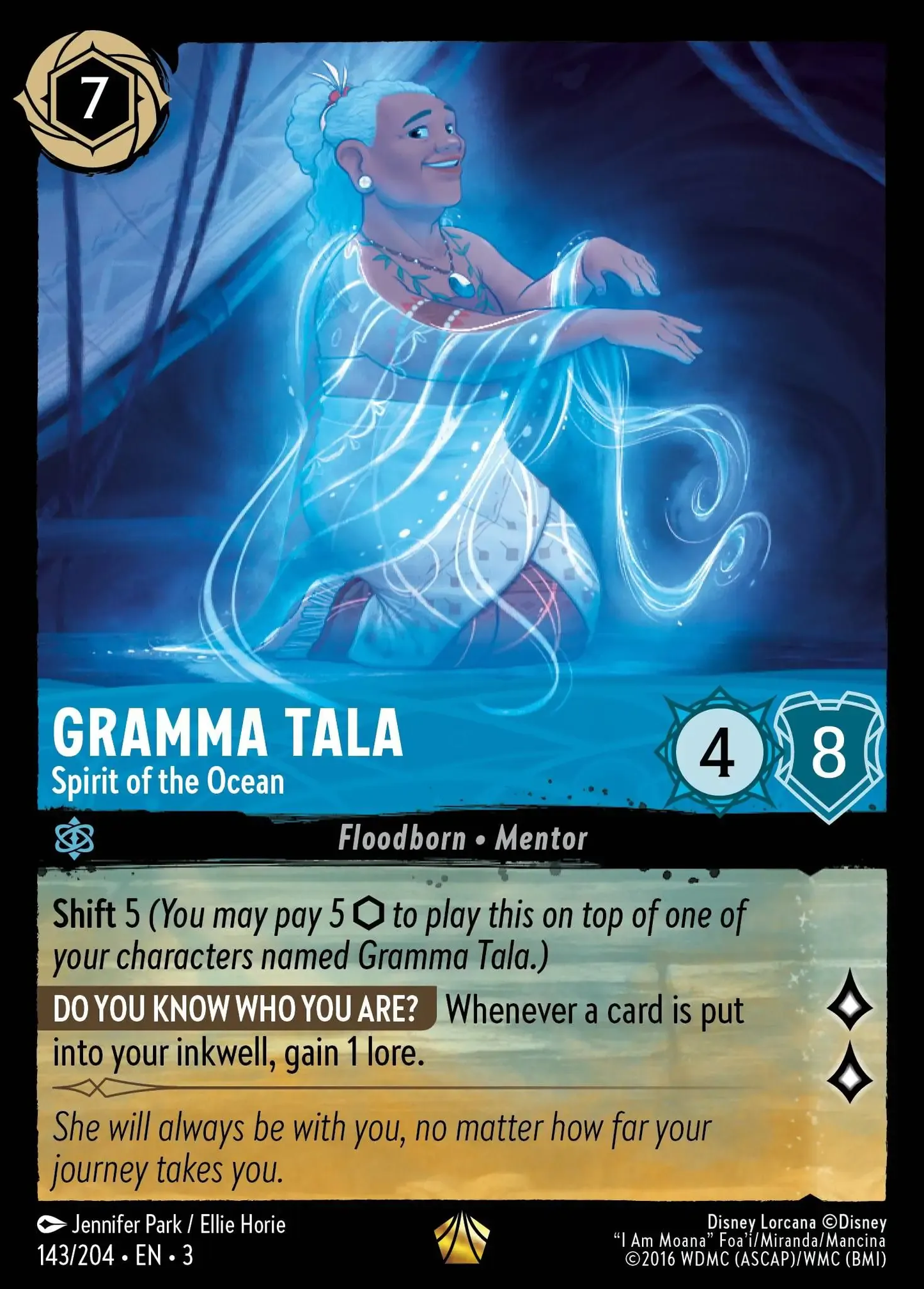 Gramma Tala - Spirit of the Ocean [INK - #143]