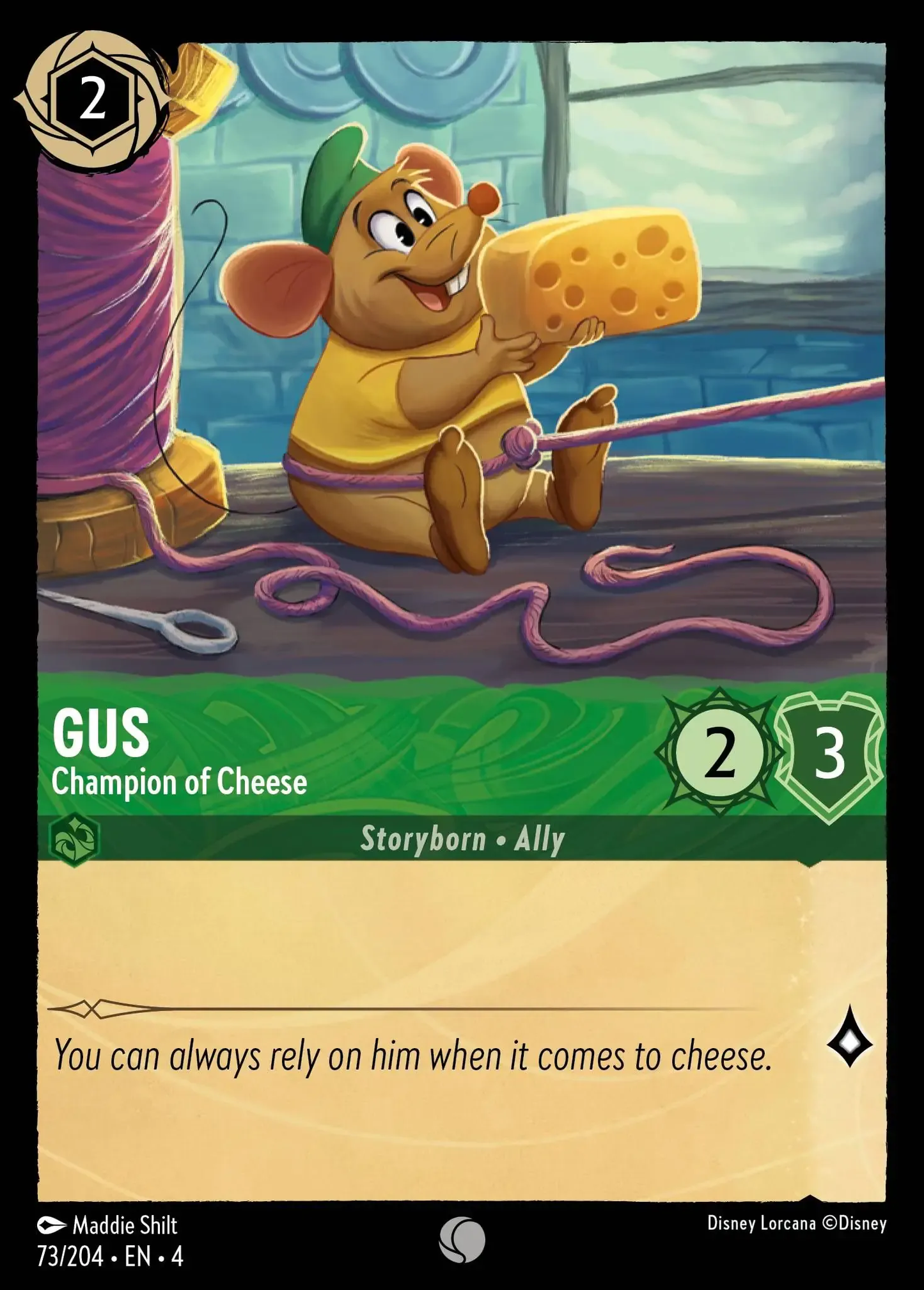 Gus - Champion of Cheese [URS - #073]