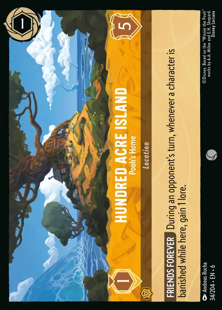 Hundred Acre Island - Pooh's Home [AZS - #034]