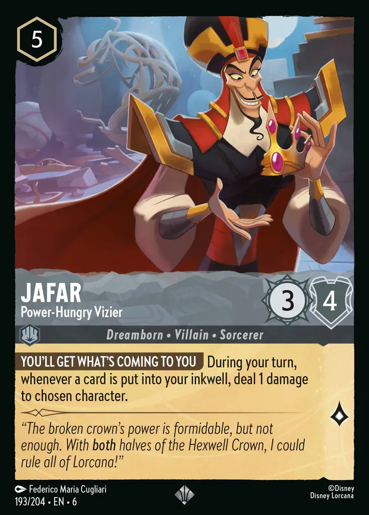 Jafar - Power-Hungry Vizier [AZS - #193]