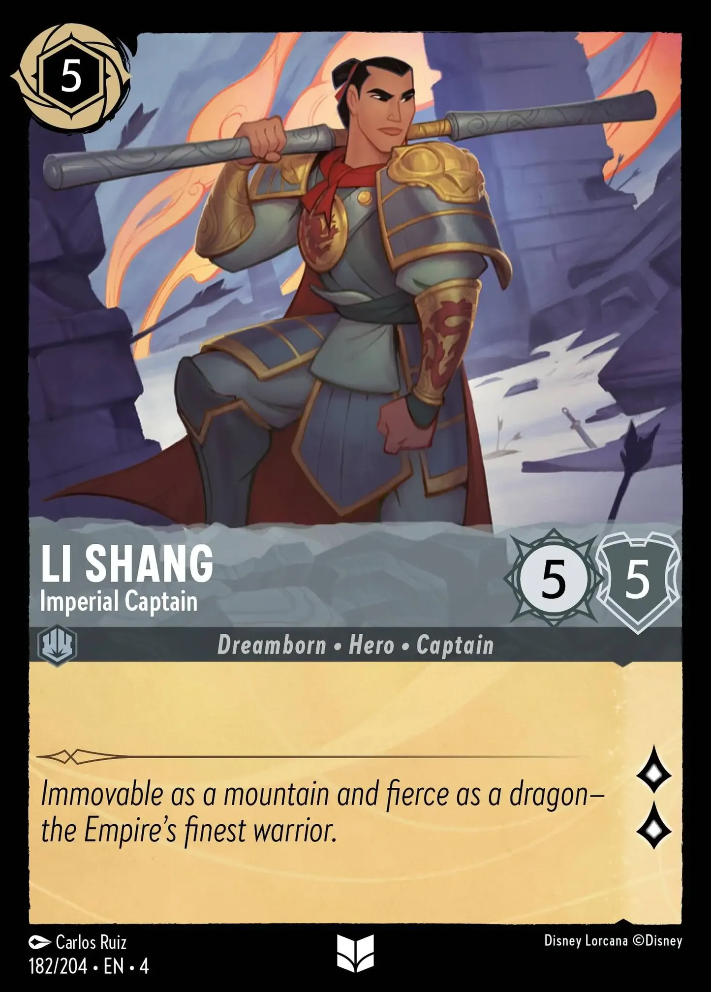 Li Shang - Imperial Captain [URS - #182]