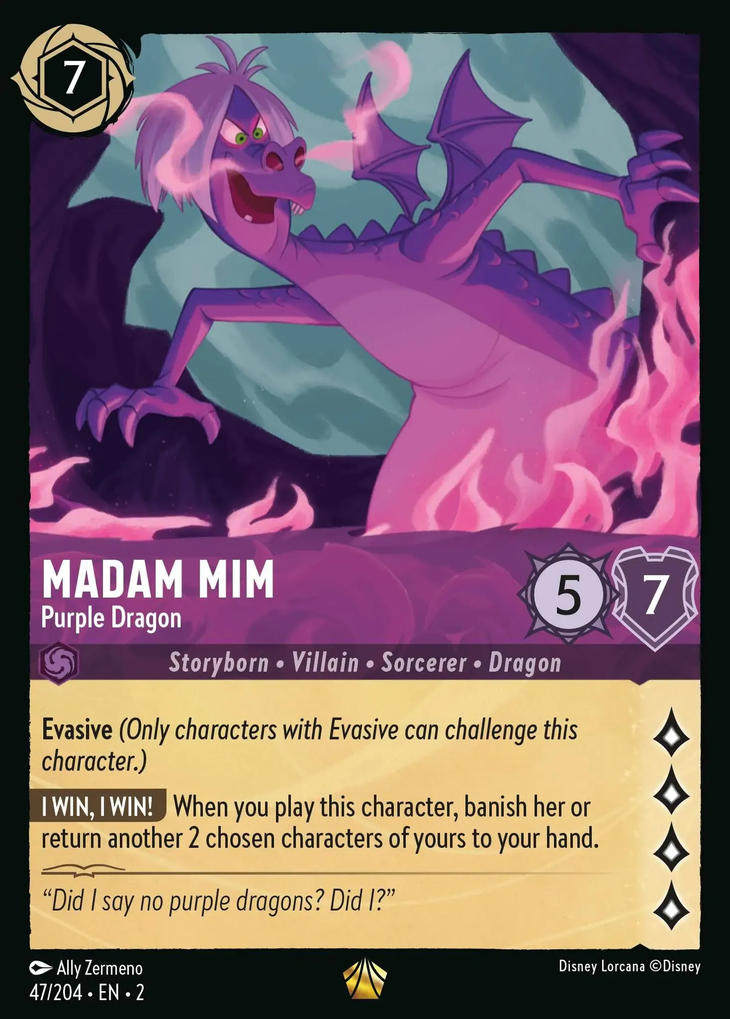 Madam Mim - Purple Dragon [ROF - #047]