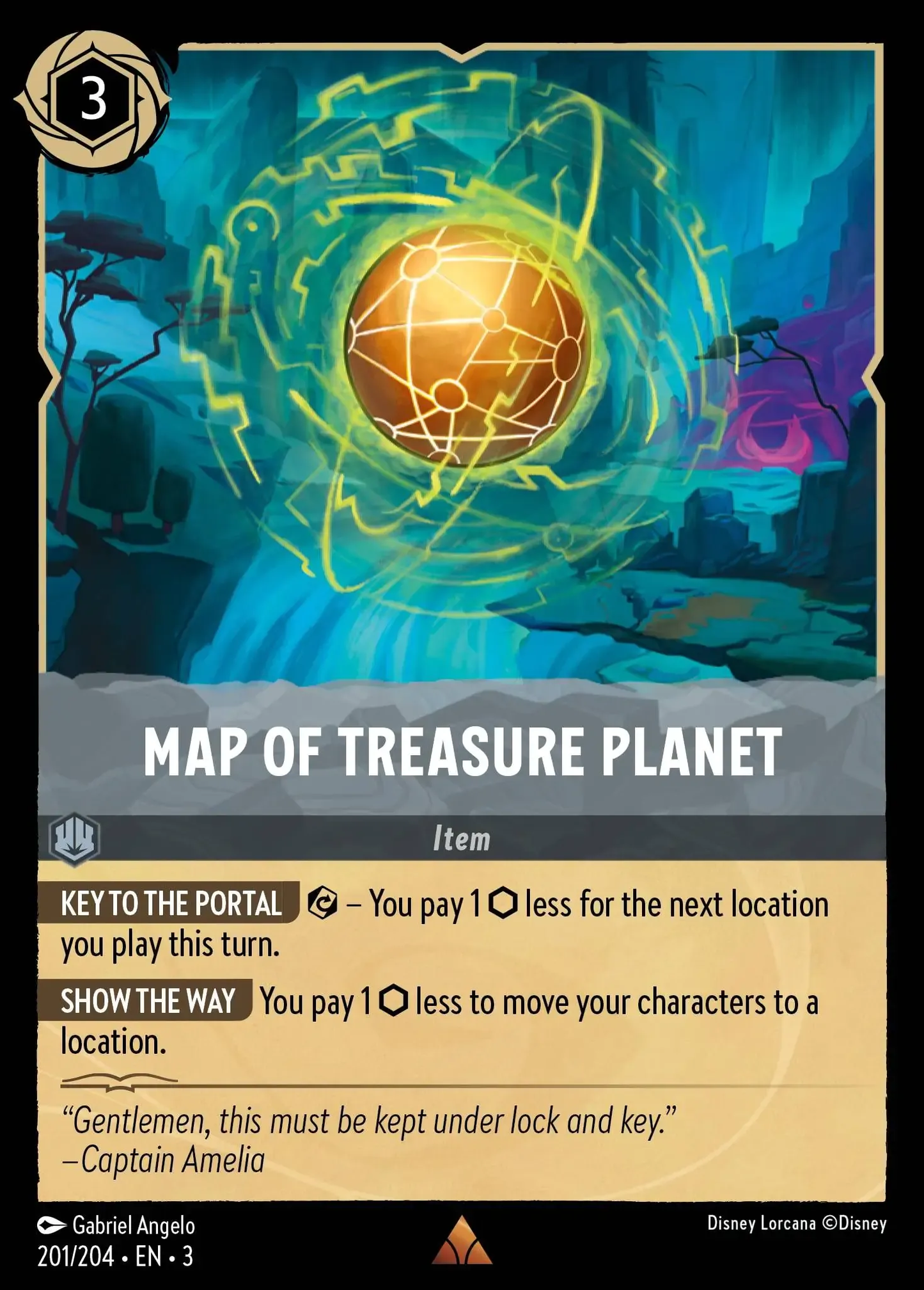 Map of Treasure Planet [INK - #201]