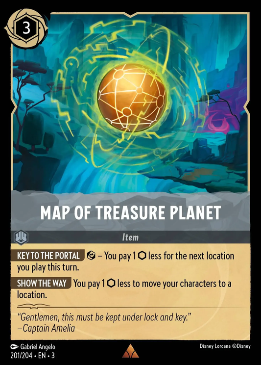 Map of Treasure Planet [INK - #201]