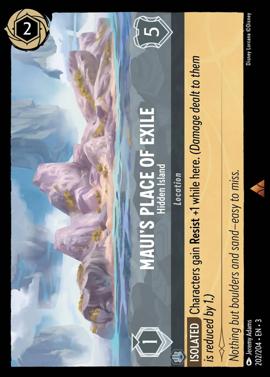 Maui's Place of Exile - Hidden Island [INK - #202]