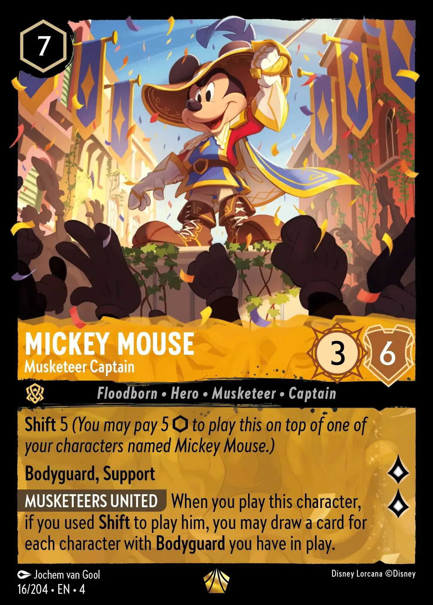 Mickey Mouse - Musketeer Captain [URS - #016]