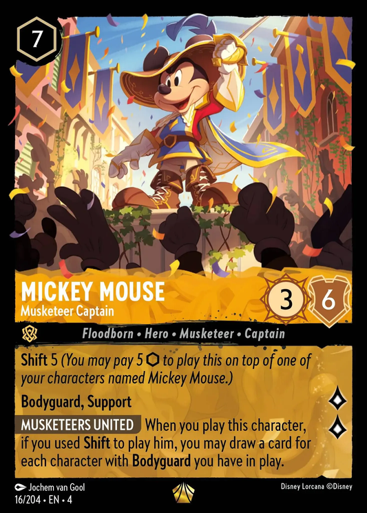 Mickey Mouse - Musketeer Captain [URS - #016]