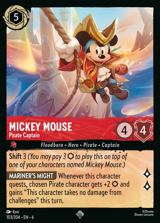 Mickey Mouse - Pirate Captain [AZS - #103]