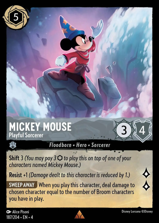Mickey Mouse - Playful Sorcerer [URS - #187]