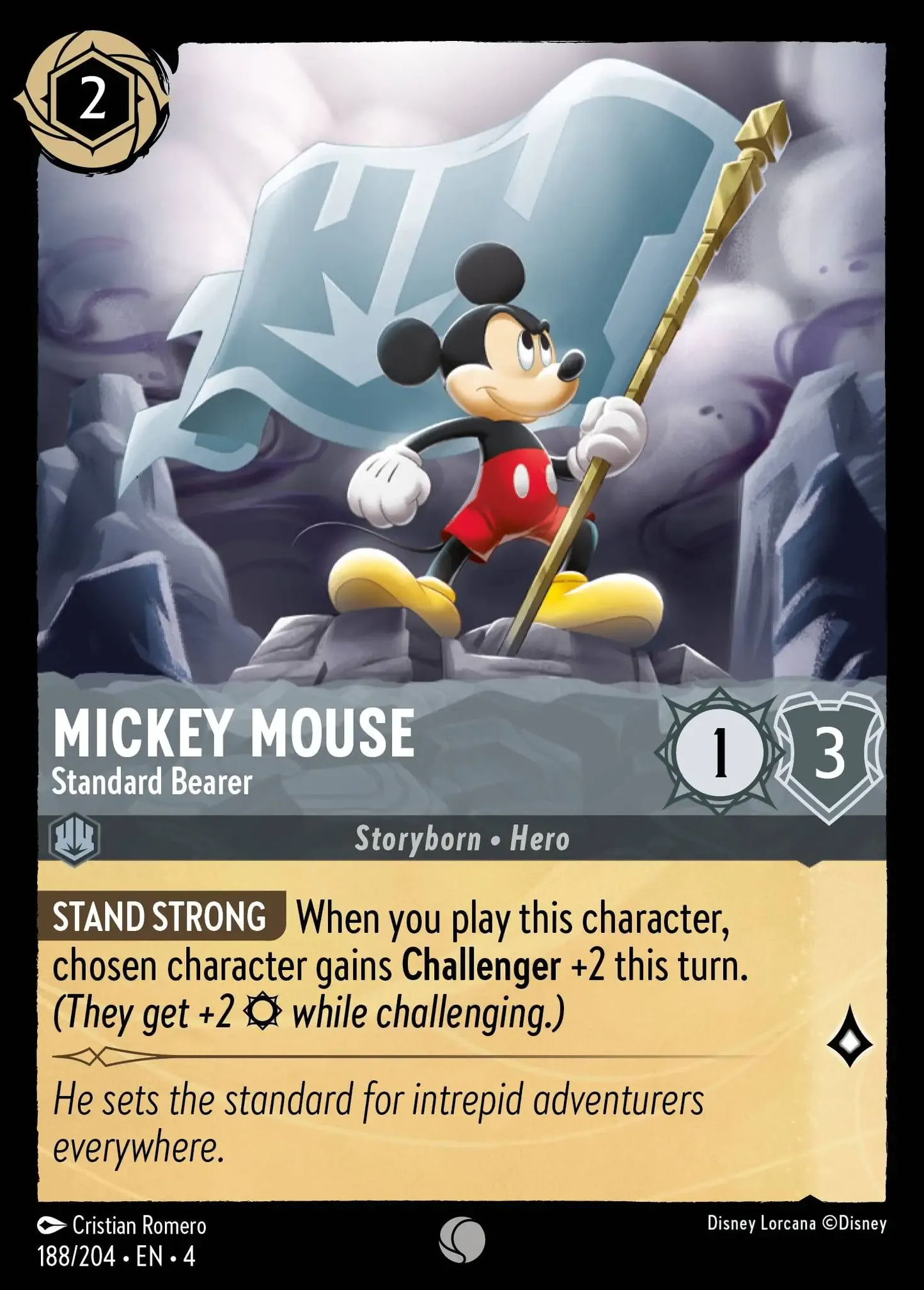 Mickey Mouse - Standard Bearer [URS - #188]