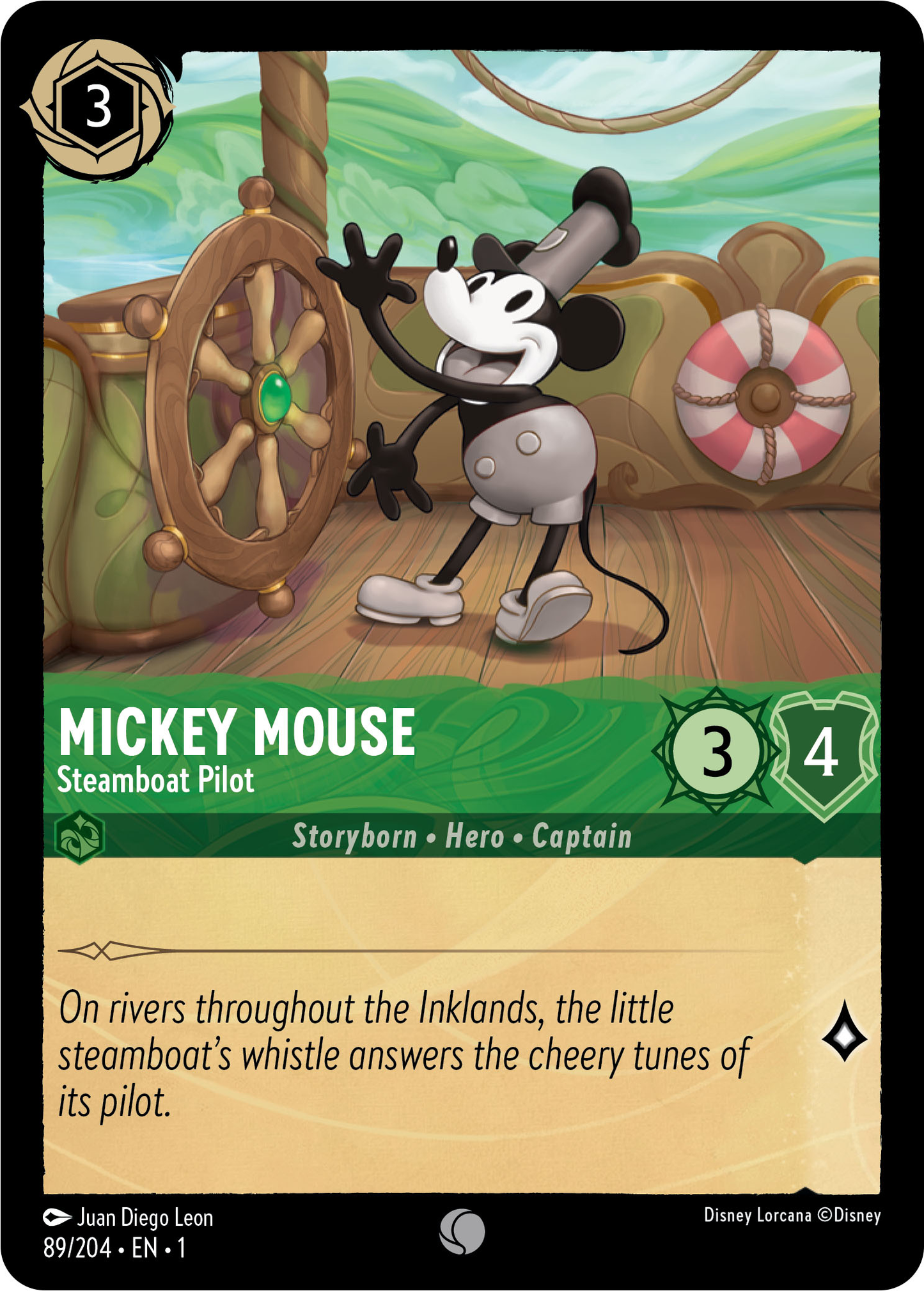 Mickey Mouse - Steamboat Pilot [TFC - #089]