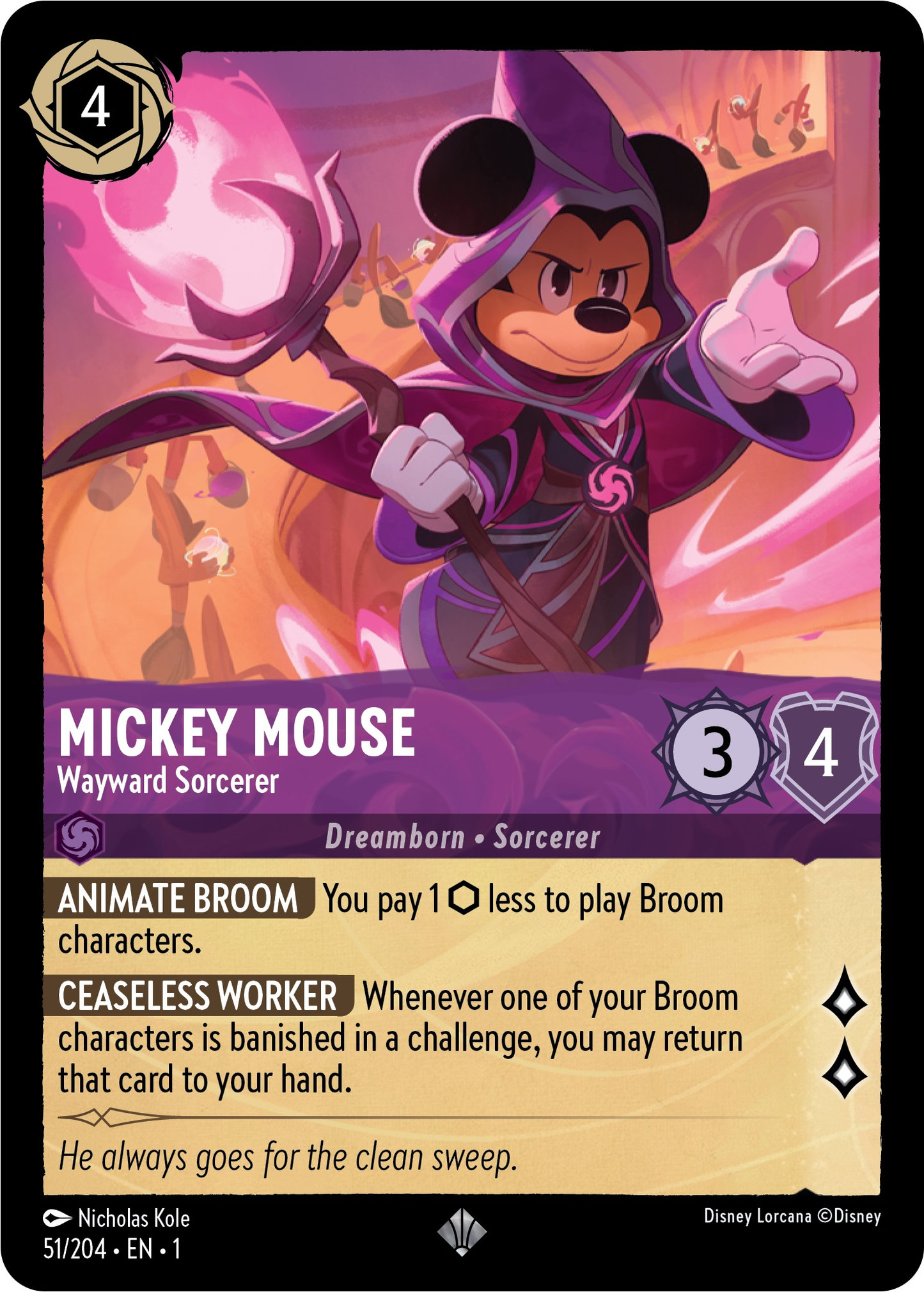 Mickey Mouse - Wayward Sorcerer [TFC - #051]