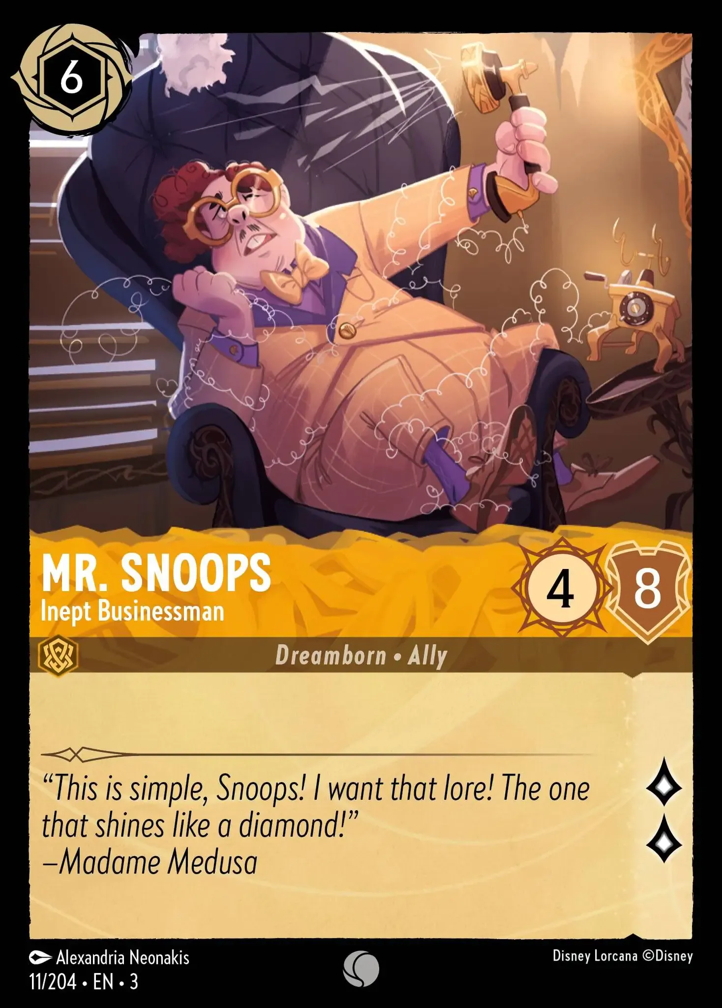 Mr. Snoops - Inept Businessman [INK - #011]