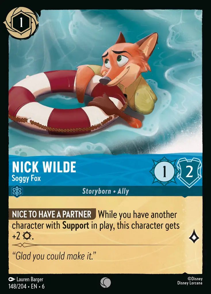 Nick Wilde - Soggy Fox [AZS - #148]