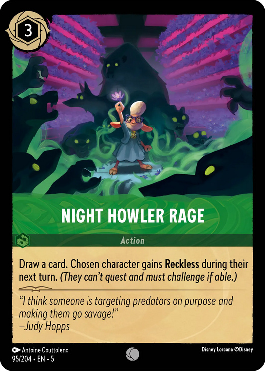 Night Howler Rage [SSK - #095]
