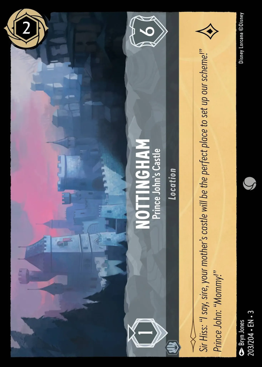 Nottingham - Prince John's Castle [INK - #203]