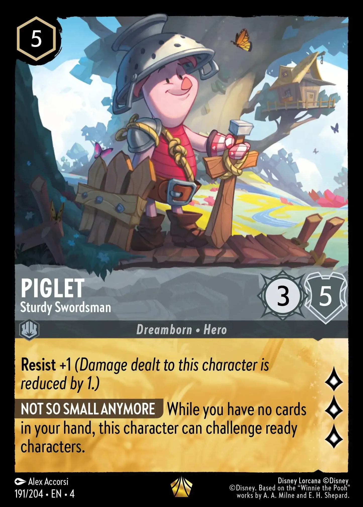 Piglet - Sturdy Swordsman [URS - #191]
