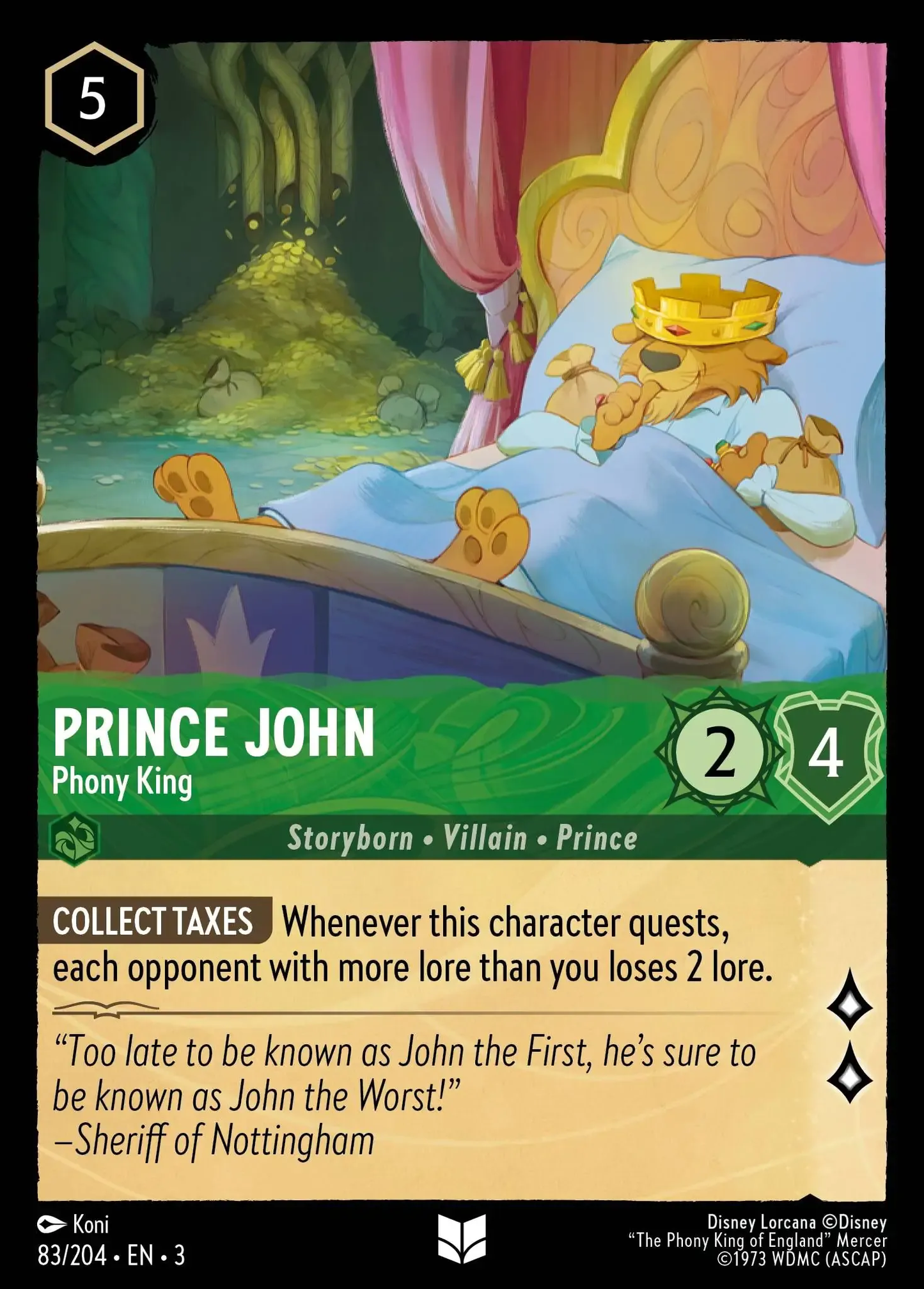 Prince John - Phony King [INK - #083]