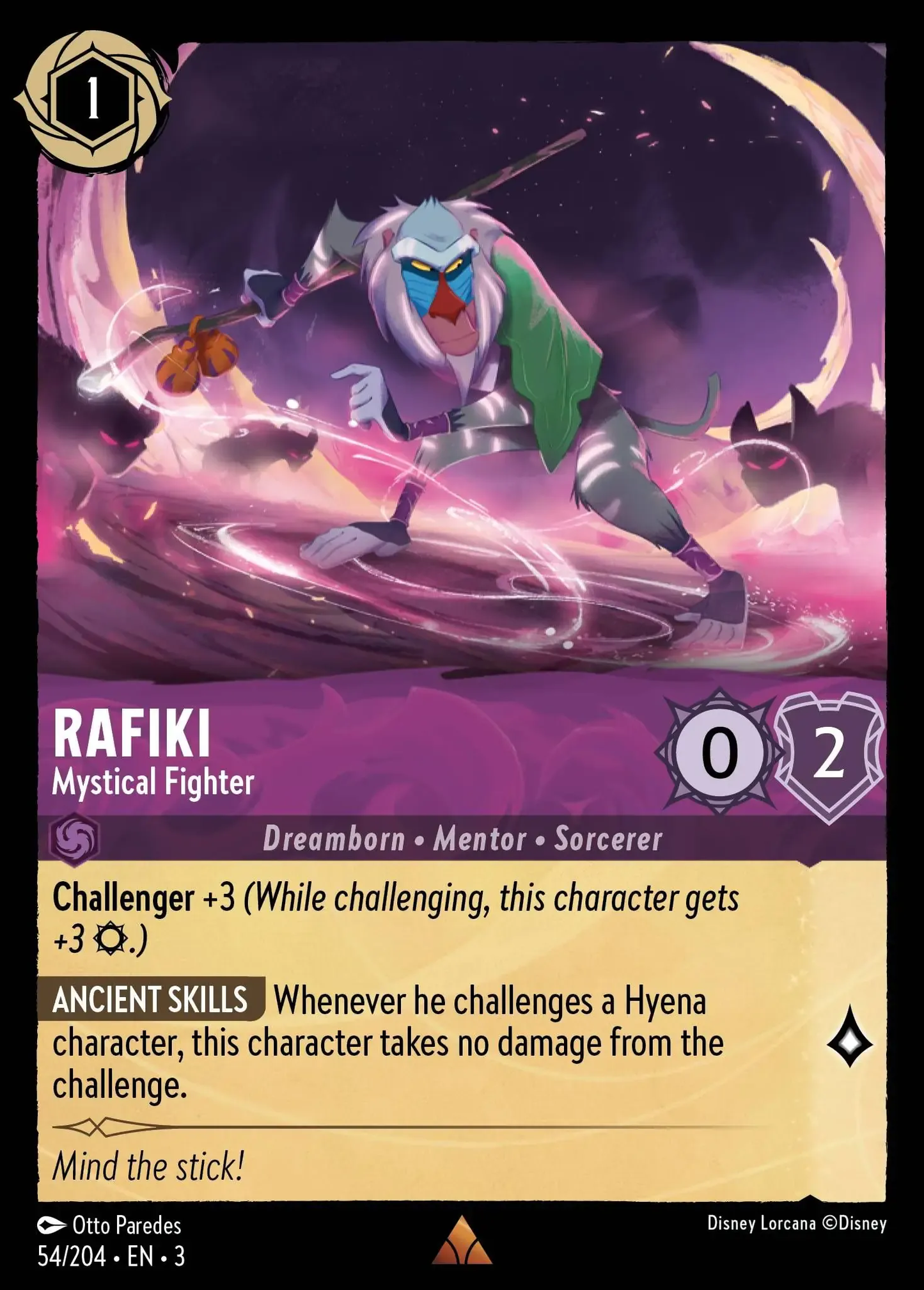 Rafiki - Mystical Fighter [INK - #054]