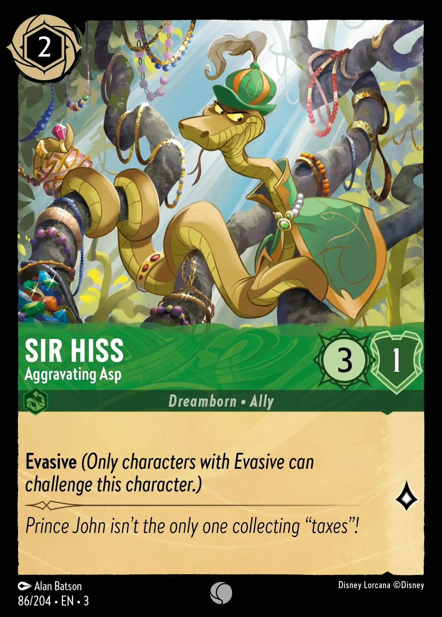 Sir Hiss - Aggravating Asp [INK - #086]